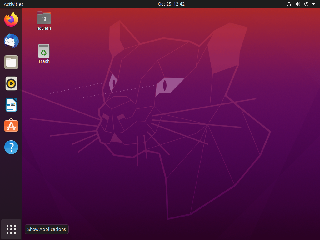 Nine dots in bottom right